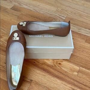 Michael Kors Brown Flats
